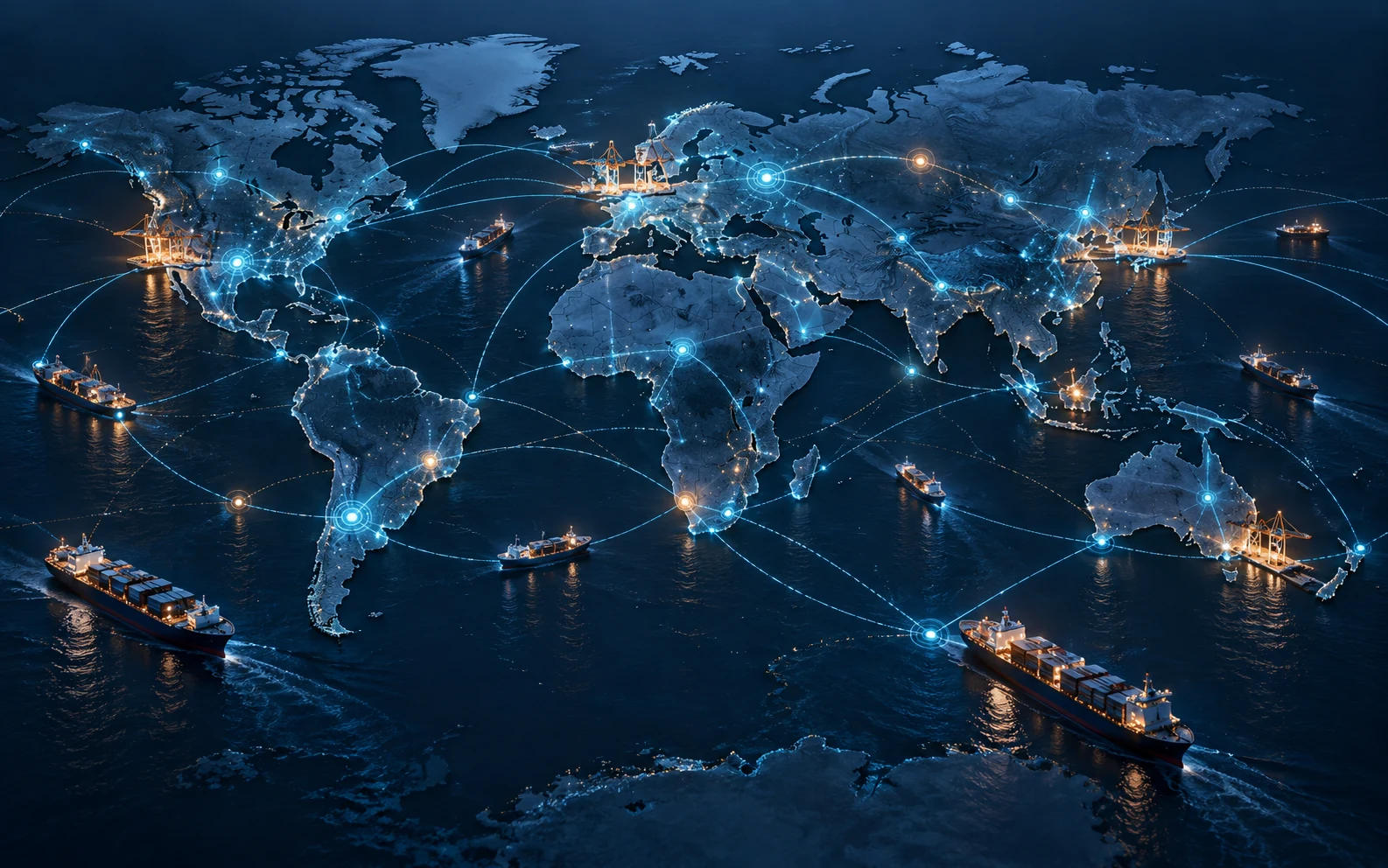 Global maritime database network